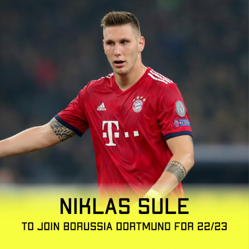 Thông tin Niklas Sule chuyển đến thi đấu cho Dortmund từ mùa giải tới là điều rất bất ngờ