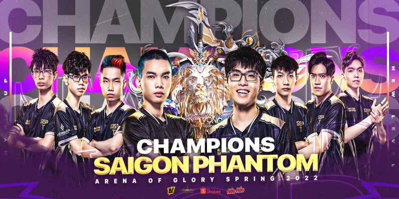 Saigon Phantom thắng thuyết phục V Gaming để lên ngôi vô địch ĐTDV Mùa Xuân 2022